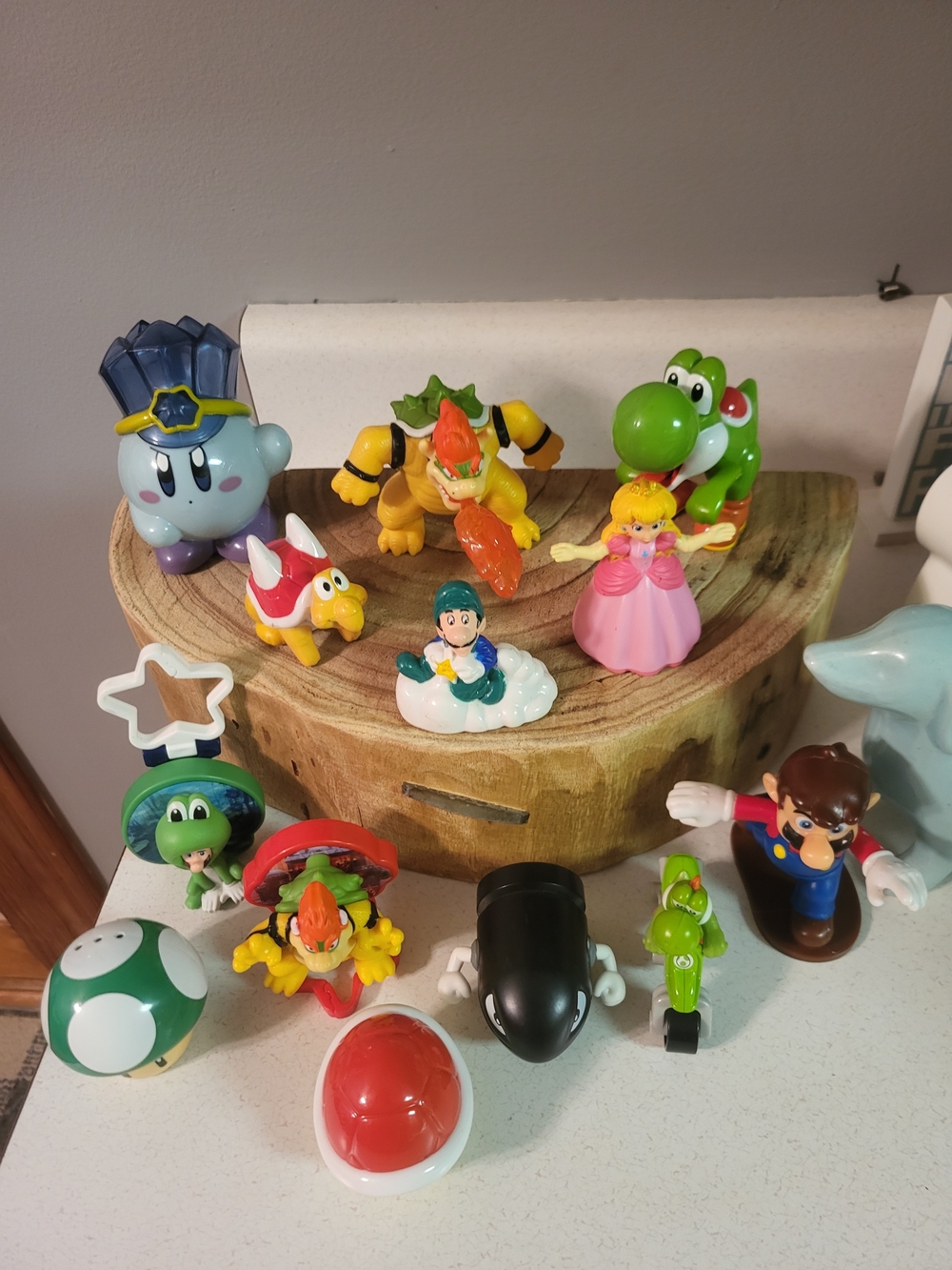 Super Mario Figures Mixed Toy Lot